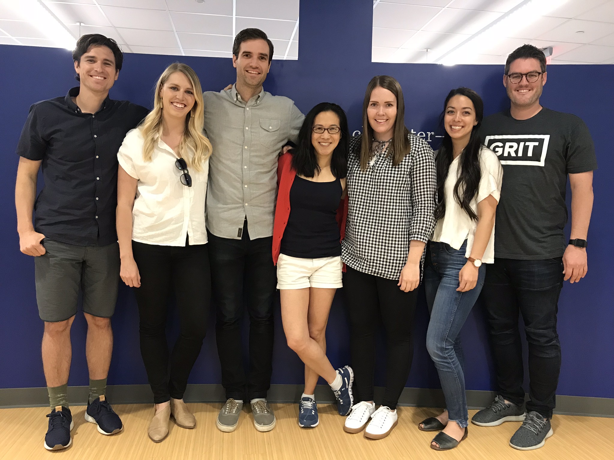 Blue wall crew — 7 strong