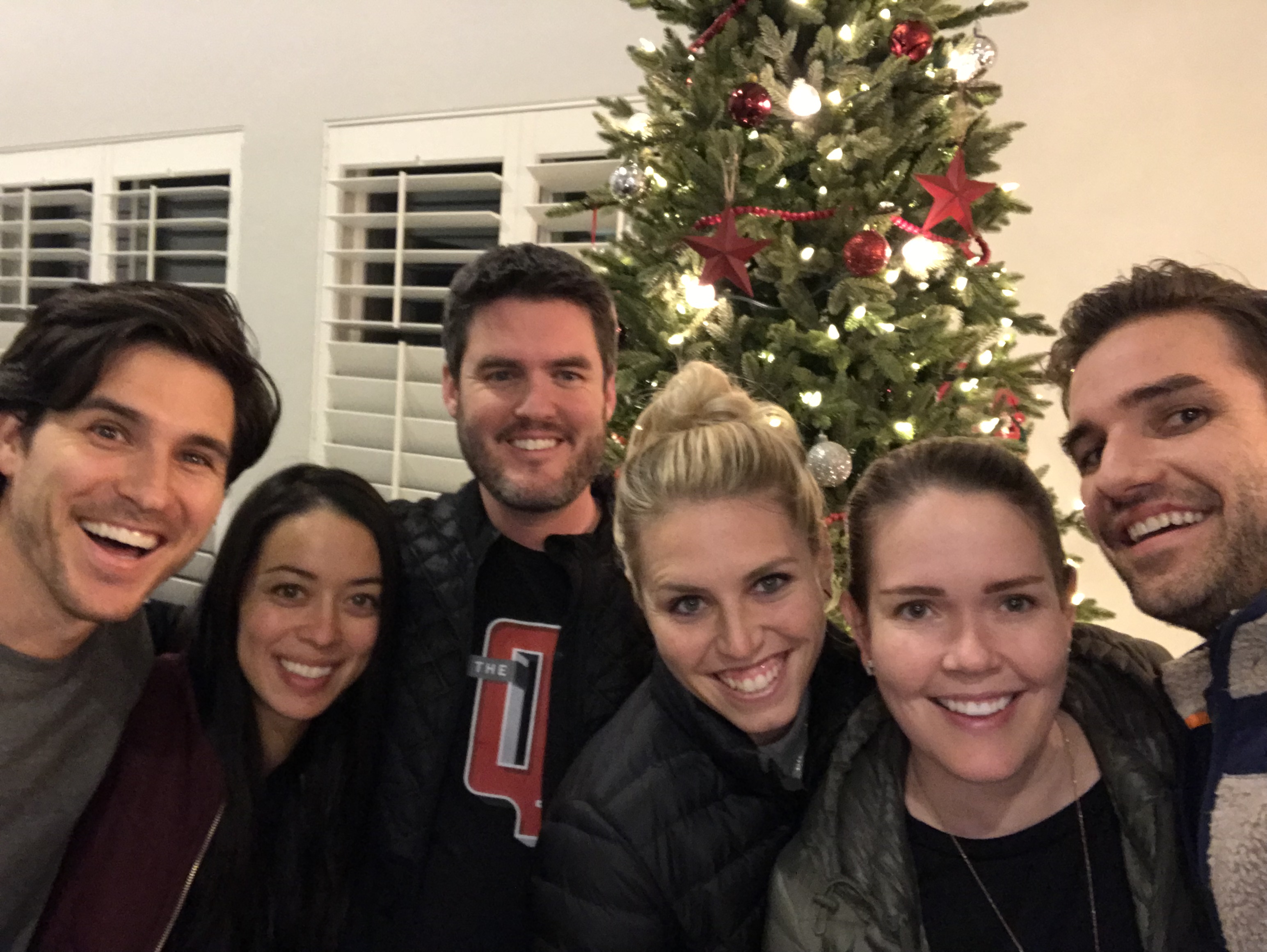 First meeting group selfie