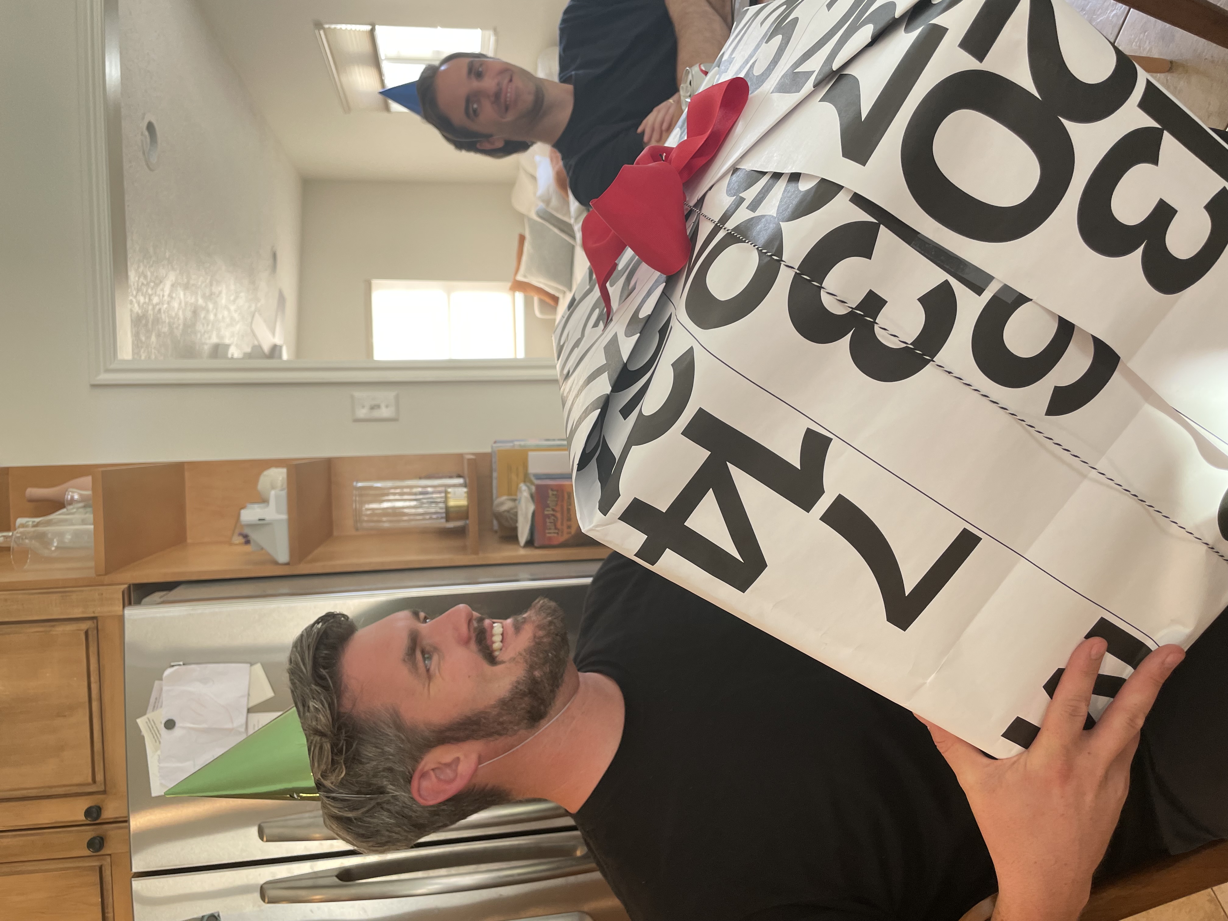 Kitchen hangs with the poster