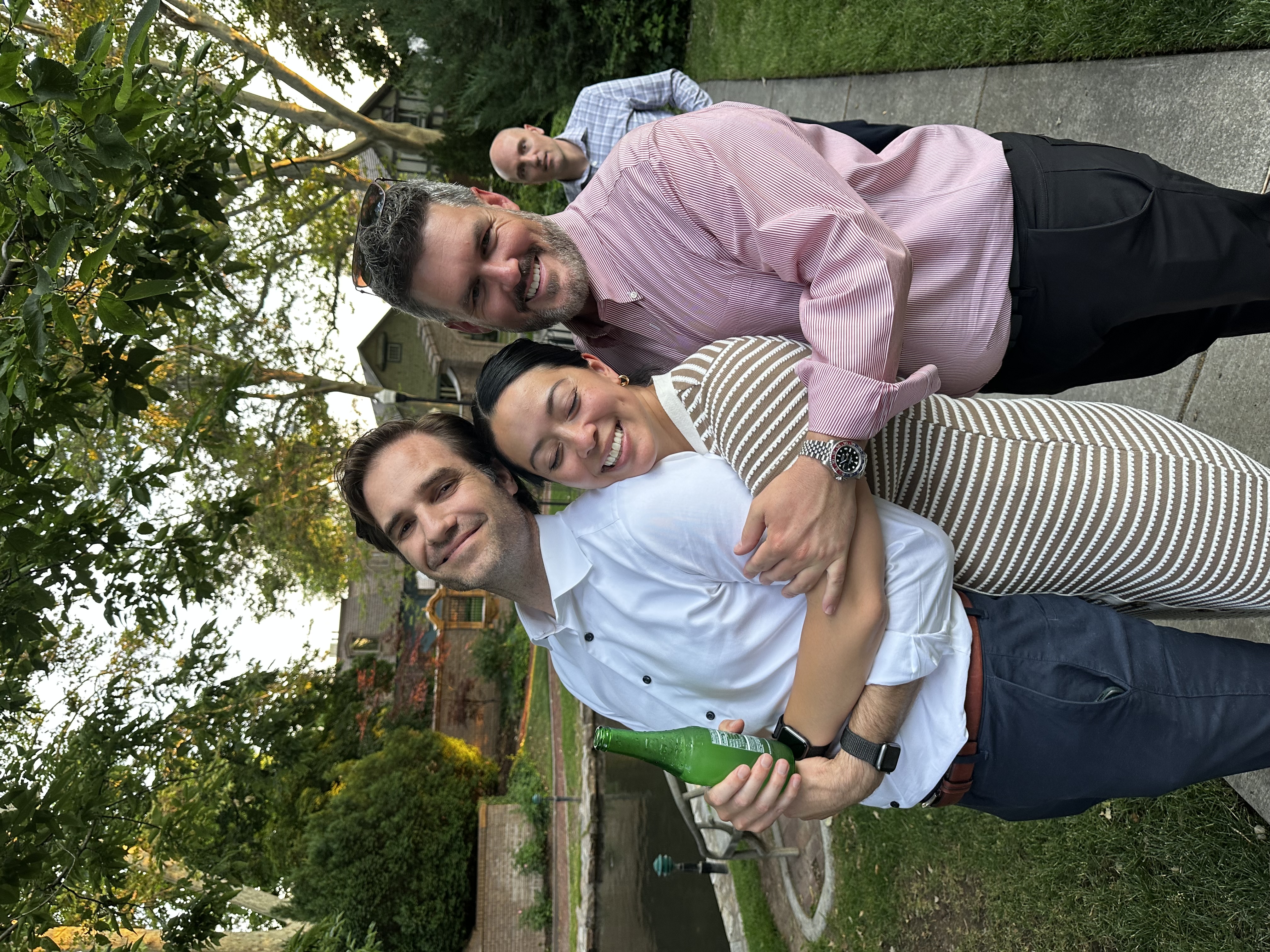 Three amigos outdoors